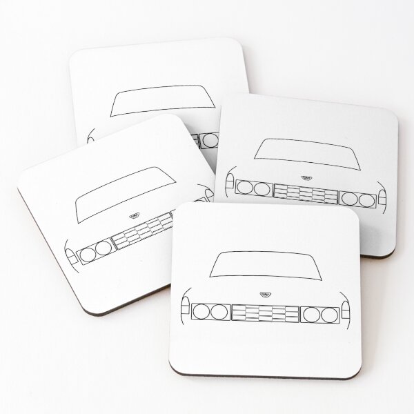 Item preview, Rover P6 classic car outline graphic (black) designed and sold by soitwouldseem.