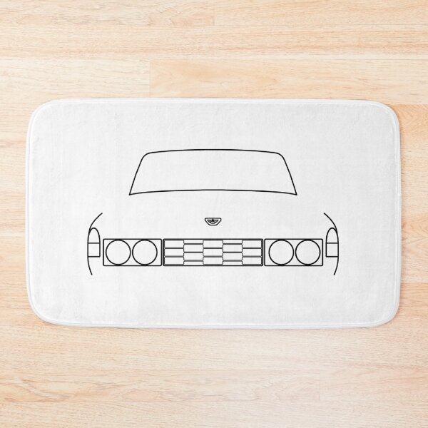 Item preview, Rover P6 classic car outline graphic (black) designed and sold by soitwouldseem.