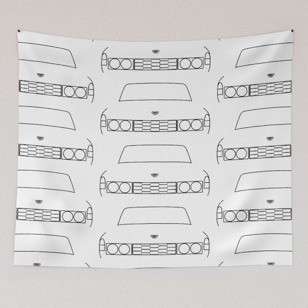 Item preview, Rover P6 classic car outline graphic (black) designed and sold by soitwouldseem.