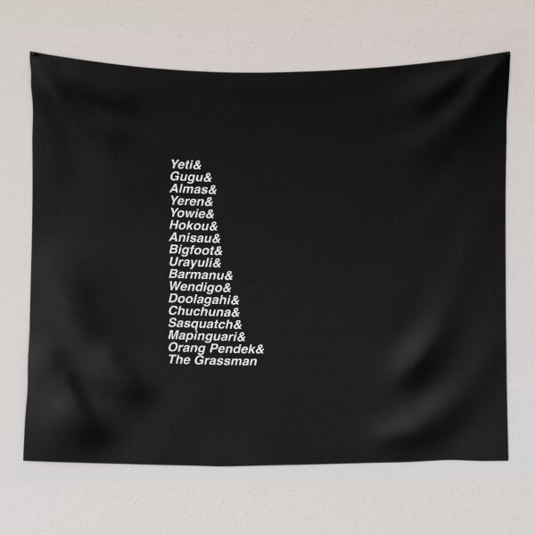 Item preview, Many names of Bigfoot list designed and sold by azule1.
