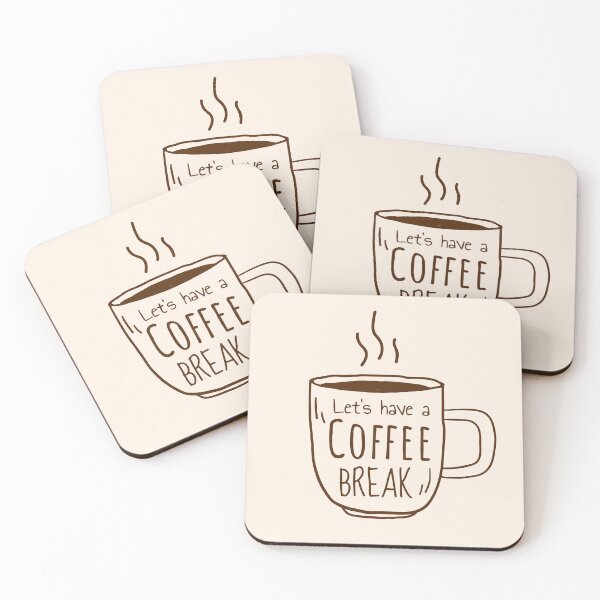 Item preview, Let's Have a Coffee Break designed and sold by newburyboutique.