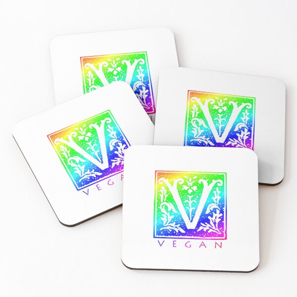 Item preview, V Vegan Rainbow Colors designed and sold by 13Moons.