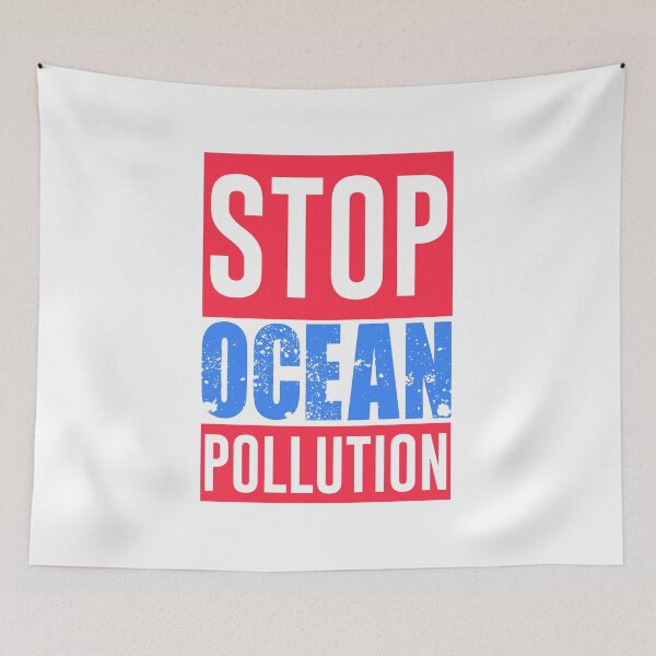 Item preview, Oceans Marine Life Ban Plastic Pollution Save Planet Earth designed and sold by phoxydesign.