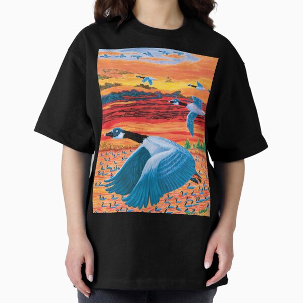 Item preview, Flying Blue Geese designed and sold by HappyBeachPress.