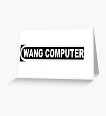 Wang Computers Greeting Card