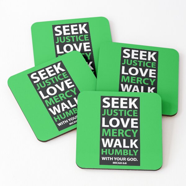 Item preview, Seek Justice Love Mercy Walk Humbly designed and sold by KookyKrumbs.