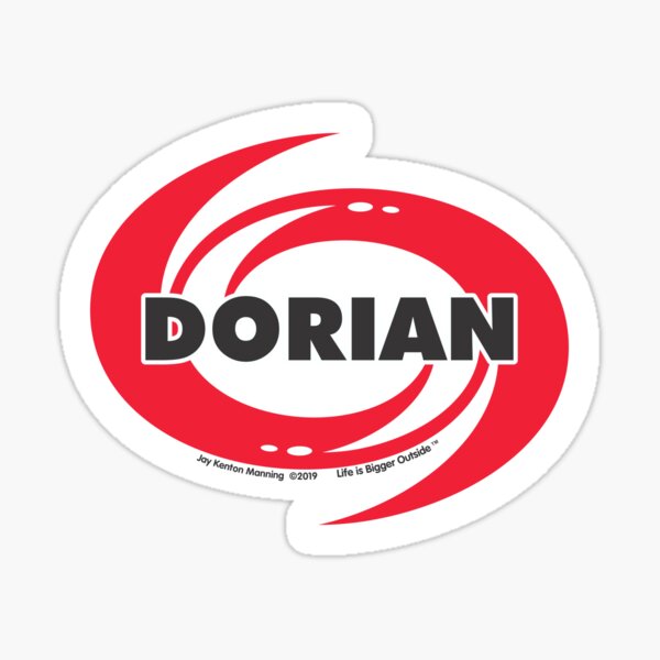 Dorian Hurricane Sticker- Weatherproof! Sticker