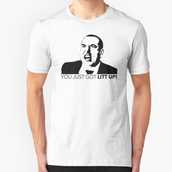 Suits Louis Litt You Just Got Litt Up Tshirt Slim Fit T-Shirt