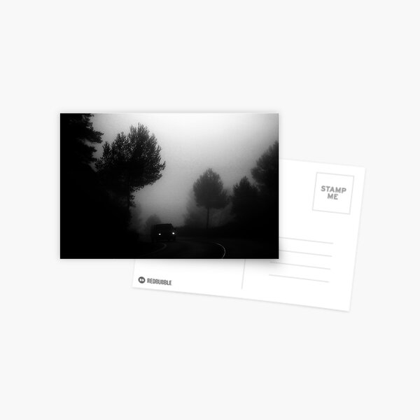Out of the fog... Postcard