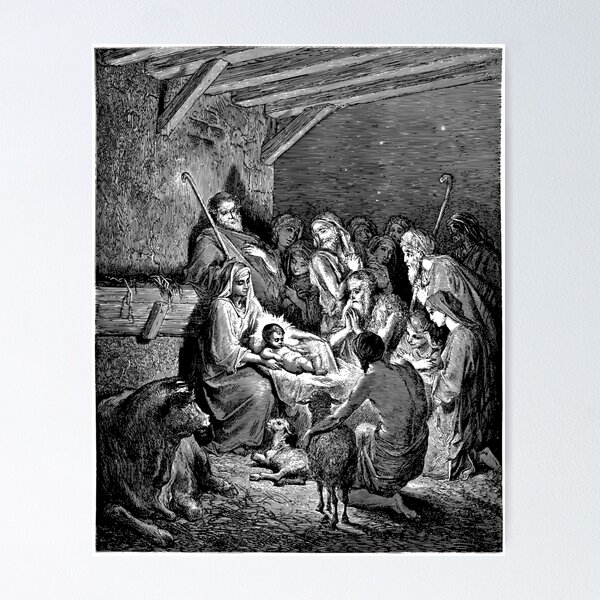 Birth Jesus. emphatic Redbubble by | Poster 