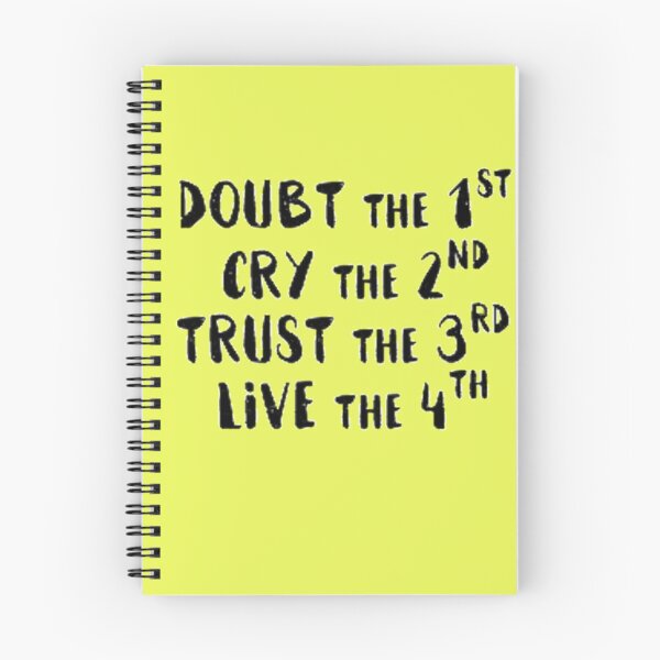 Item preview, Doubt the 1st, Cry the 2nd, Trust the 3rd, Live the 4th designed and sold by anneweidner10.