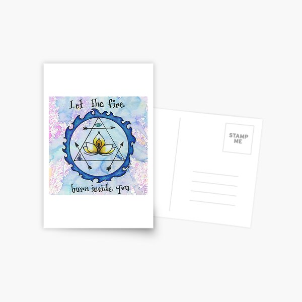 Let the fire burn inside you Postcard