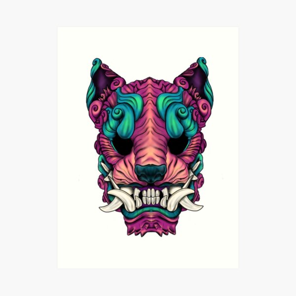 Cotton Candy Foo Art Print