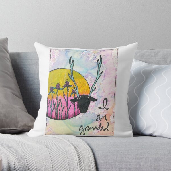 I am grounded Throw Pillow