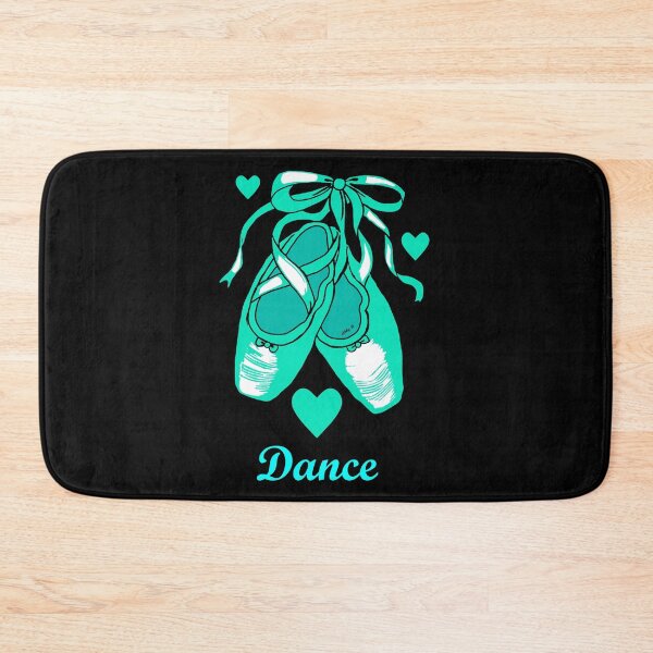 Item preview, Love to Dance Teal Ballet Shoes designed and sold by Abigail Davidson.
