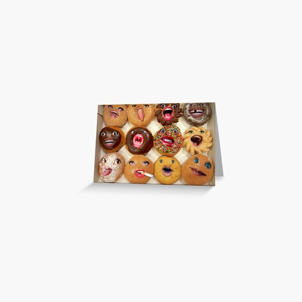 Freaking Donuts Greeting Card