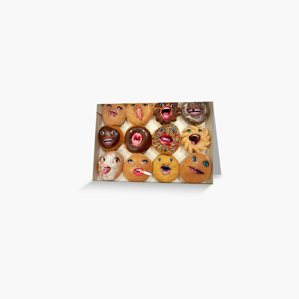 Freaking Donuts Greeting Card