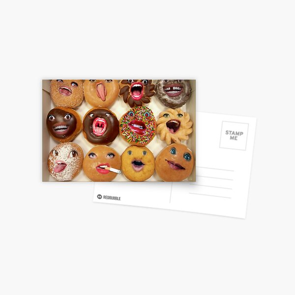 Freaking Donuts Postcard