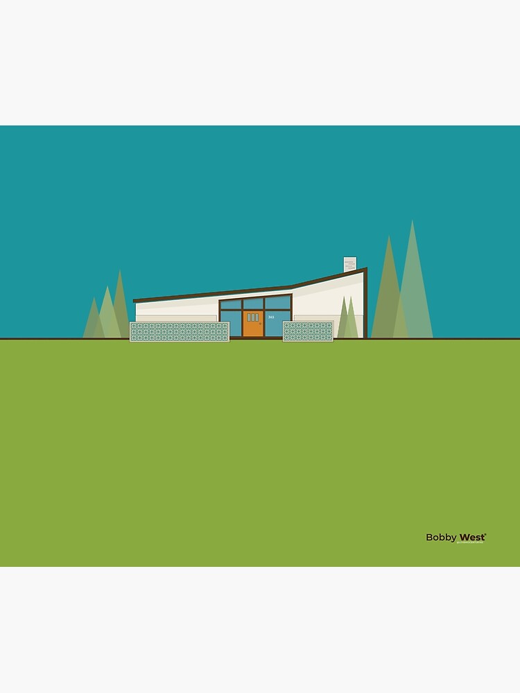 Mid Century Modern House "365 Minerva Lane" by Bobby West by BobbyWest1965