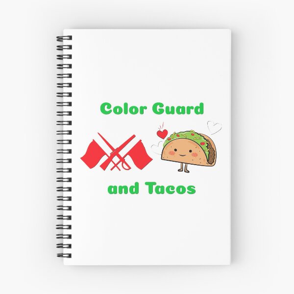 Item preview, Color Guard and Tacos designed and sold by BandMomDesigns.