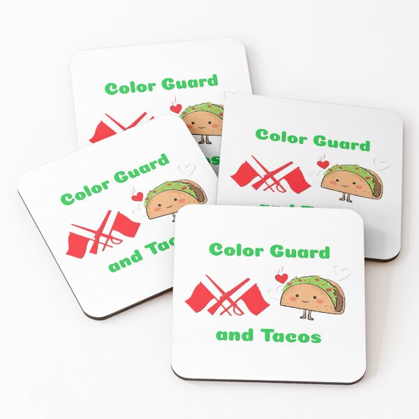 Item preview, Color Guard and Tacos designed and sold by BandMomDesigns.