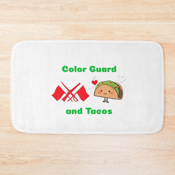 Item preview, Color Guard and Tacos designed and sold by BandMomDesigns.