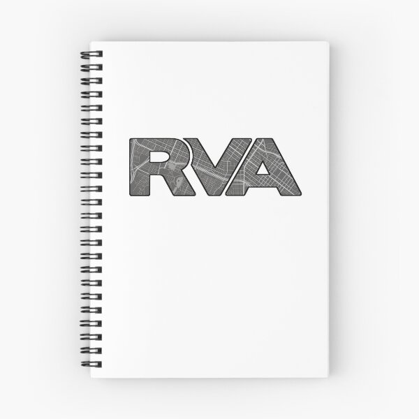 Item preview, Logotipo del mapa de RVA: calles de la ciudad en el distrito Fan de Richmond, Virginia designed and sold by L. E. Woodson.