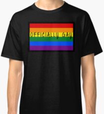 Prideful Words - Officially Gay Classic T-Shirt