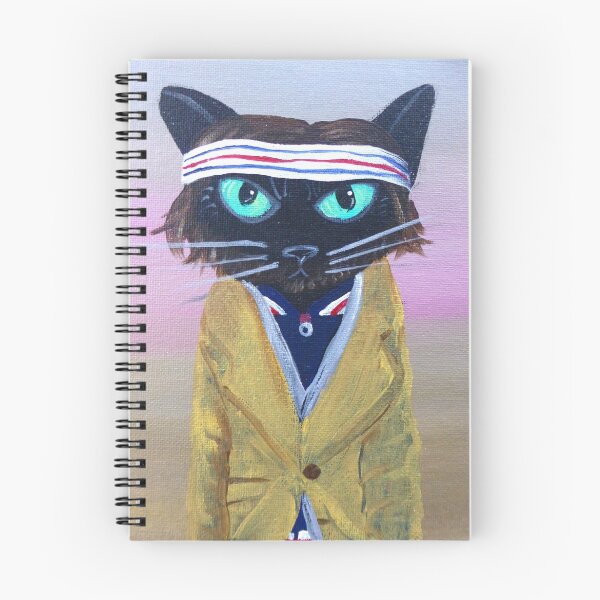Item preview, Anderson Tenebaum black cat designed and sold by MuertoCupcake.