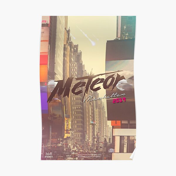 Meteor Manhattan 2019 (Single) Poster