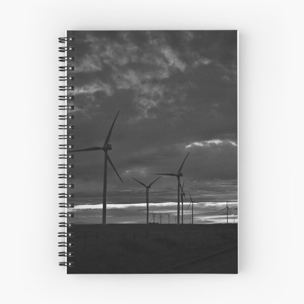 Item preview, Black and White Wind Turbines designed and sold by Rachel Jeffrey.