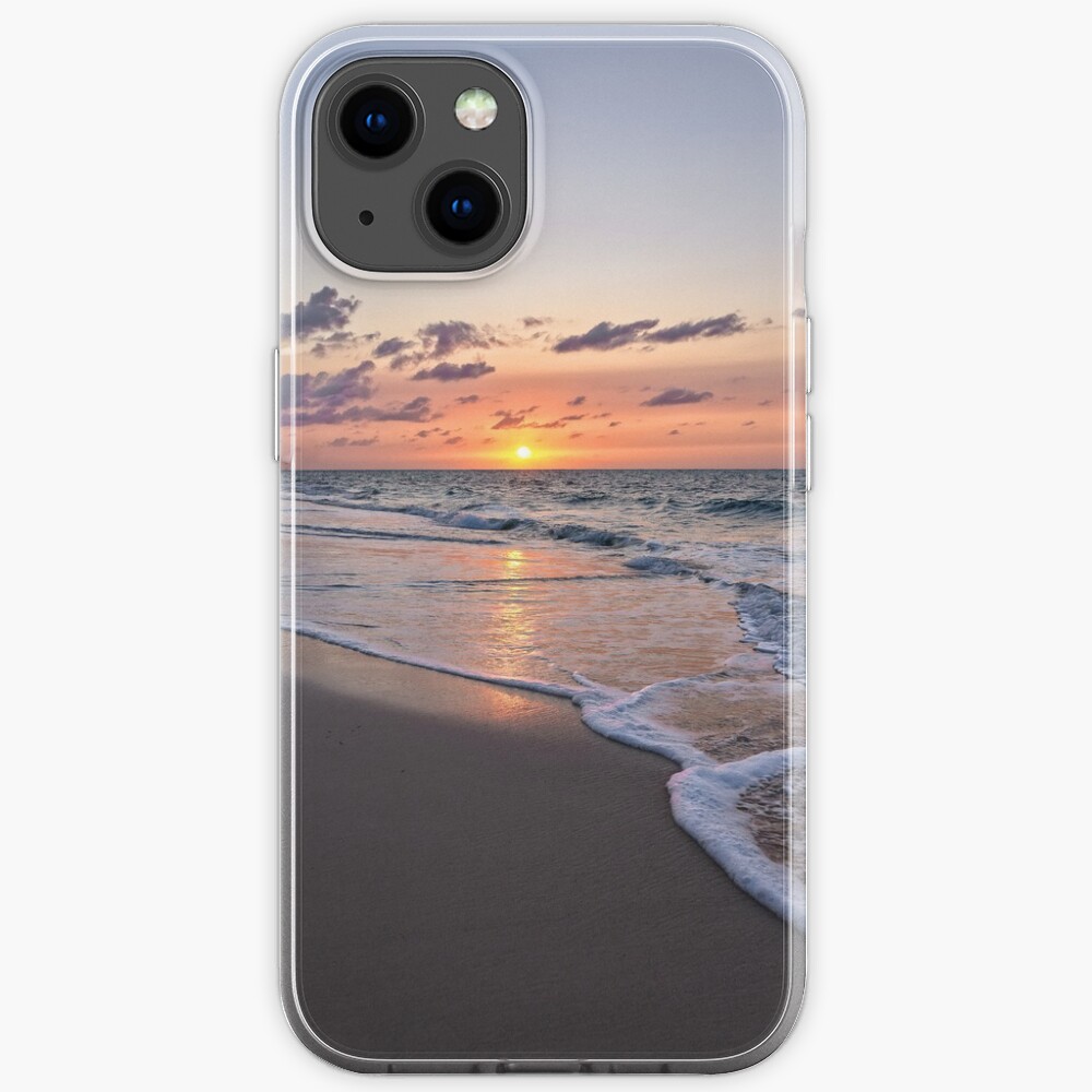 Tropical Sunset Beach iPhone Case