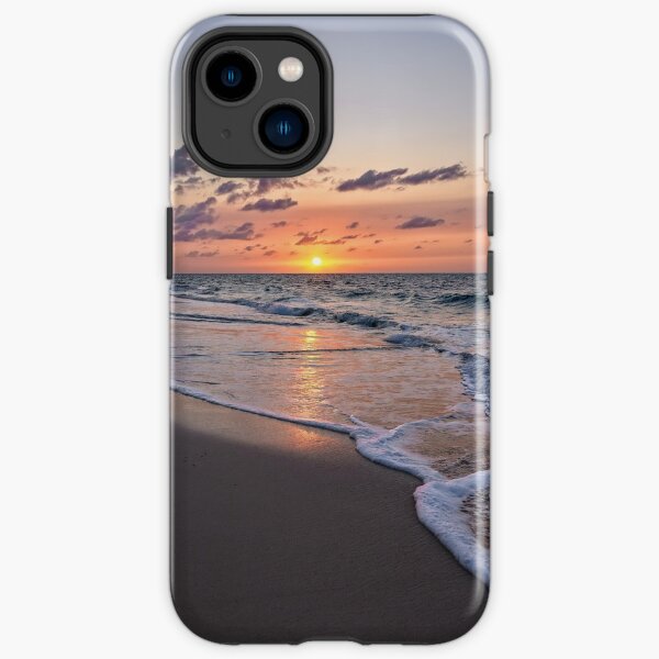 Tropical Sunset Beach iPhone Tough Case