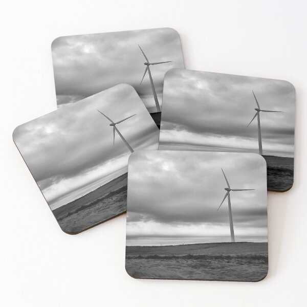 Item preview, Black and White Wind Turbines #1 designed and sold by Rachel Jeffrey.