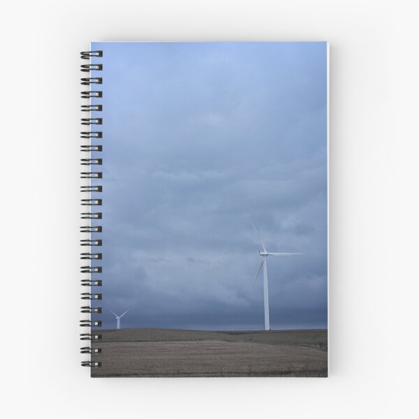 Item preview, Cloudy Wind Turbines #1 designed and sold by Rachel Jeffrey.