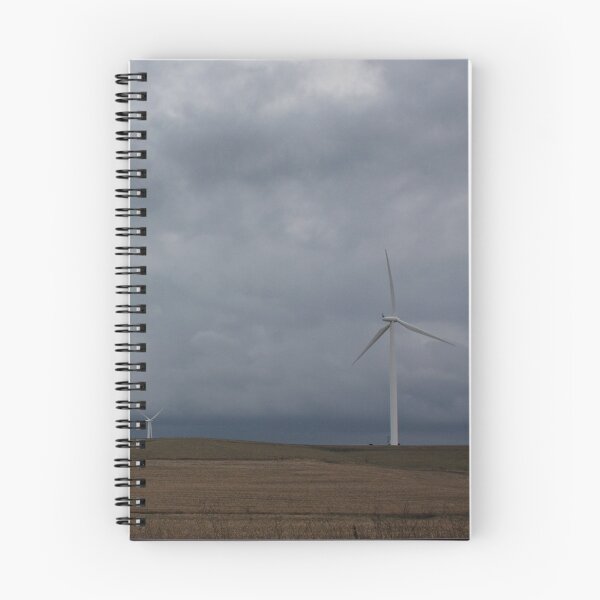 Item preview, Cloudy Wind Turbines #2 designed and sold by Rachel Jeffrey.