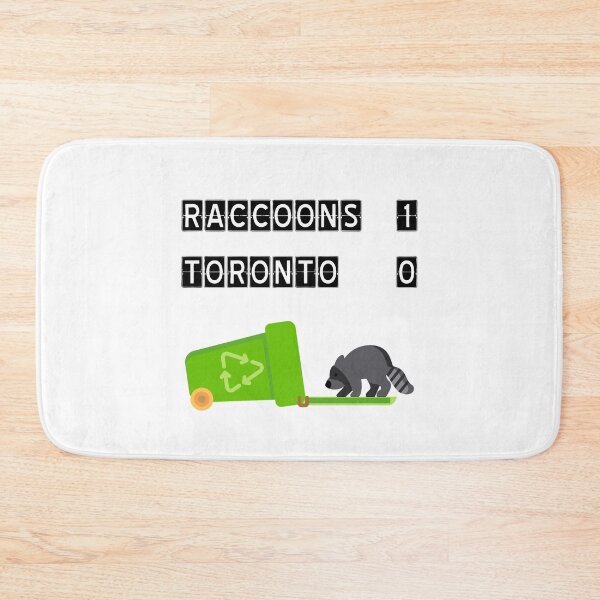 Item preview, Funny Raccoons 1 Toronto 0 Recycle Bin Color designed and sold by TinyStarCanada.
