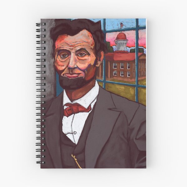 Item preview, Abraham Lincoln at Sunset Overlooking The State Capitol designed and sold by David Hinds.