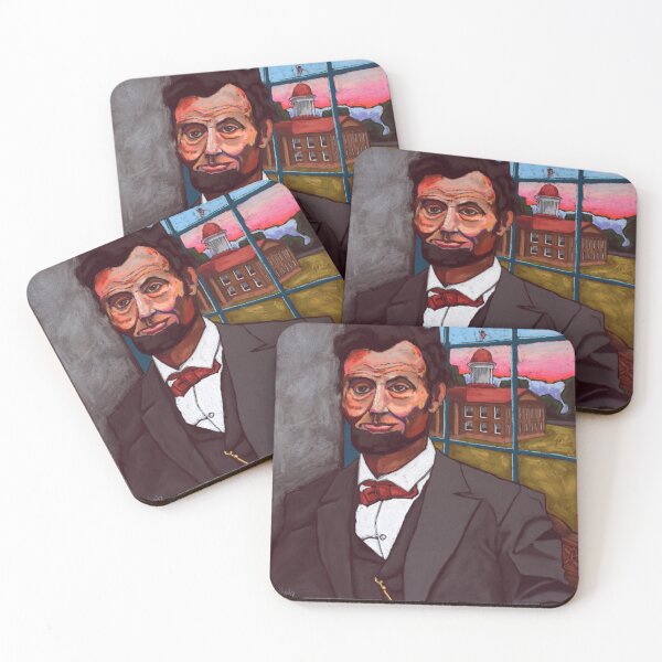 Item preview, Abraham Lincoln at Sunset Overlooking The State Capitol designed and sold by David Hinds.