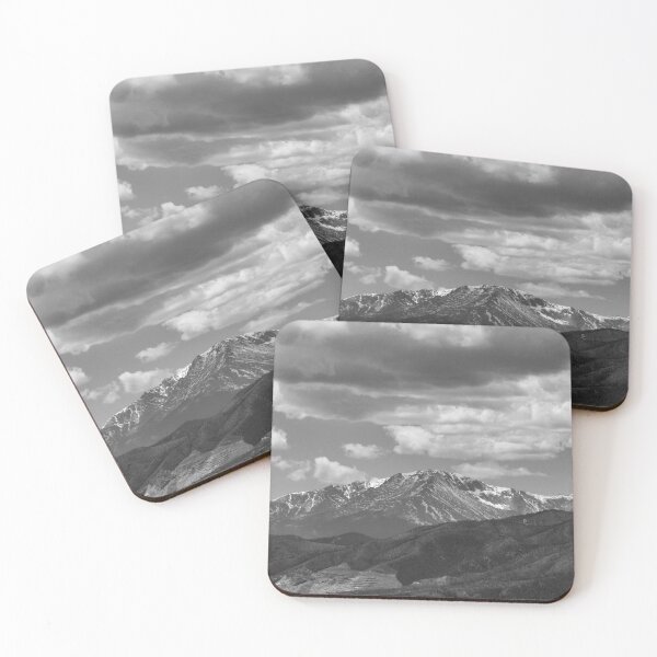 Item preview, Black and White Pikes Peak designed and sold by Rachel Jeffrey.