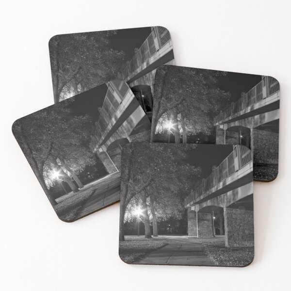 Item preview, Black and White Bridge (at night) designed and sold by Rachel Jeffrey.
