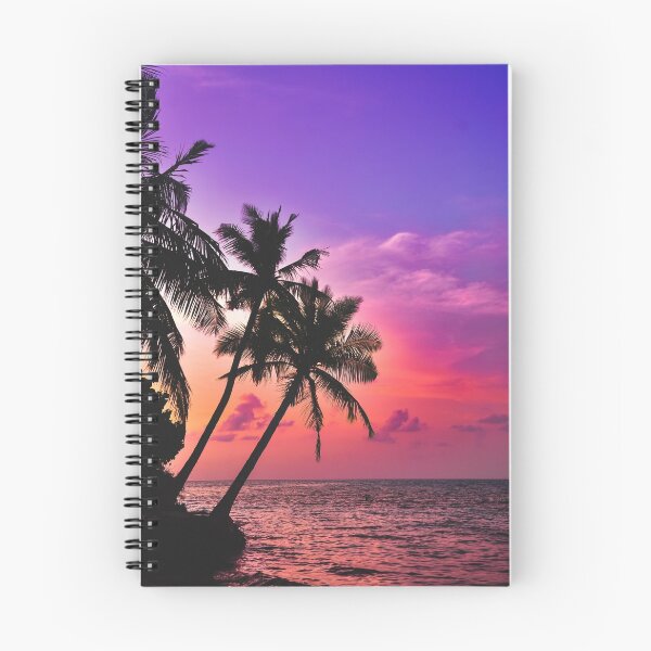 Item preview, Beautiful Tropical Pink Palm Tree Sunset  designed and sold by newburyboutique.