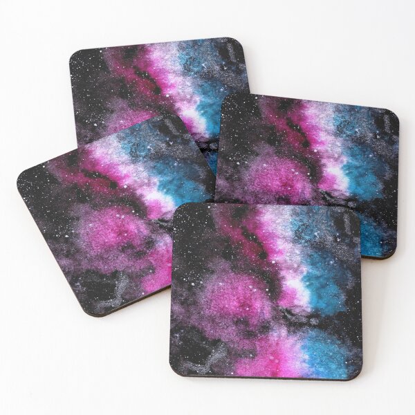Item preview, Trans pride galaxy watercolor designed and sold by kryscolour.