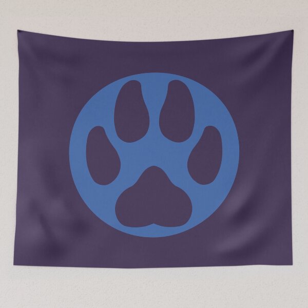 Item preview, Paw in a circle - Blue designed and sold by storm-fox-art.