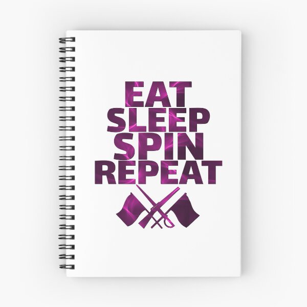 Item preview, Color Guard - Eat, Sleep, Spin, Repeat designed and sold by BandMomDesigns.