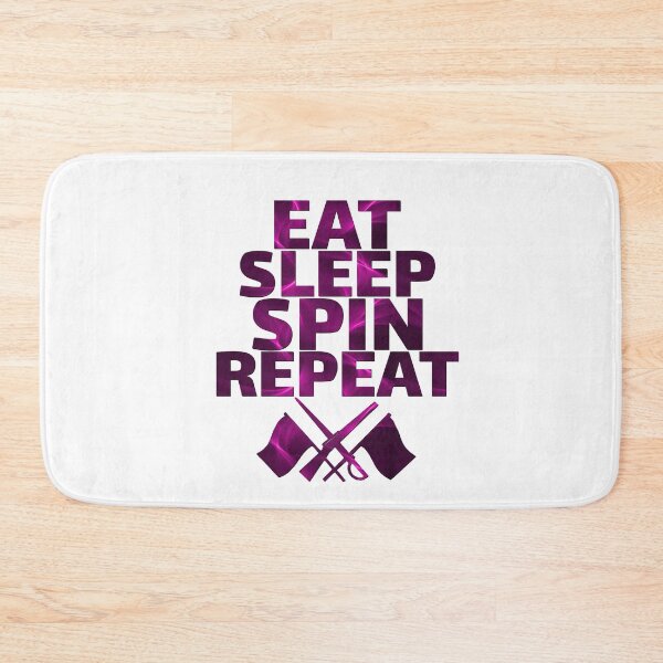 Item preview, Color Guard - Eat, Sleep, Spin, Repeat designed and sold by BandMomDesigns.