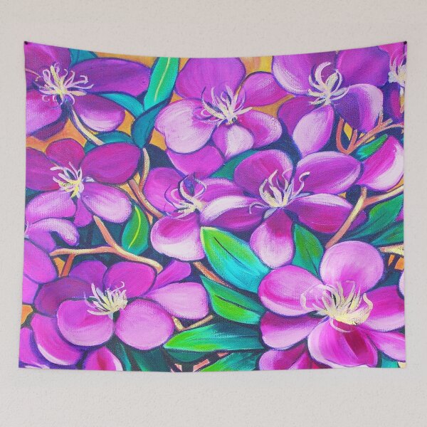 Item preview, Tibouchina Still Life designed and sold by marlene veronique holdsworth.