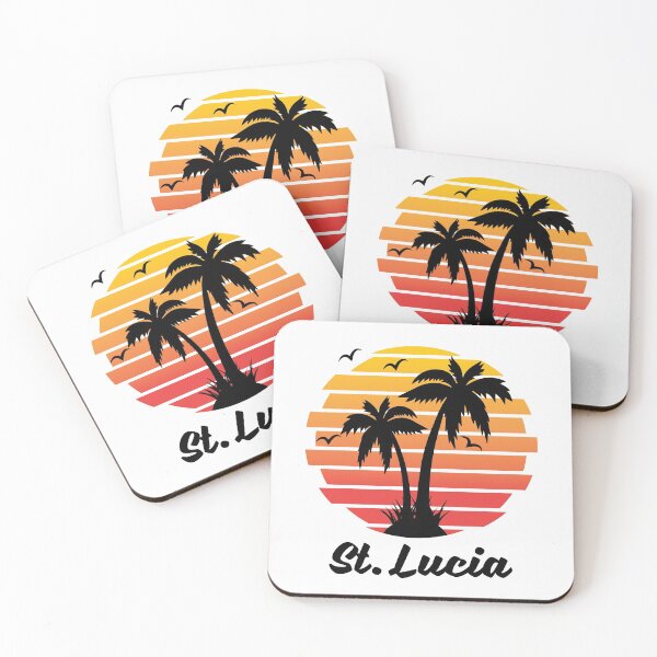 Item preview, St. Lucia Tropical Sunny Scene designed and sold by IdentiTee Studios.