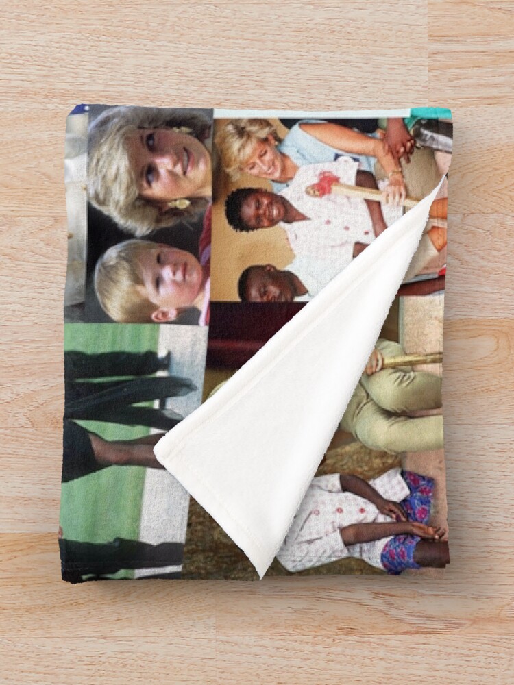 "Princess Diana Collage" Throw Blanket for Sale by patschwarz Redbubble