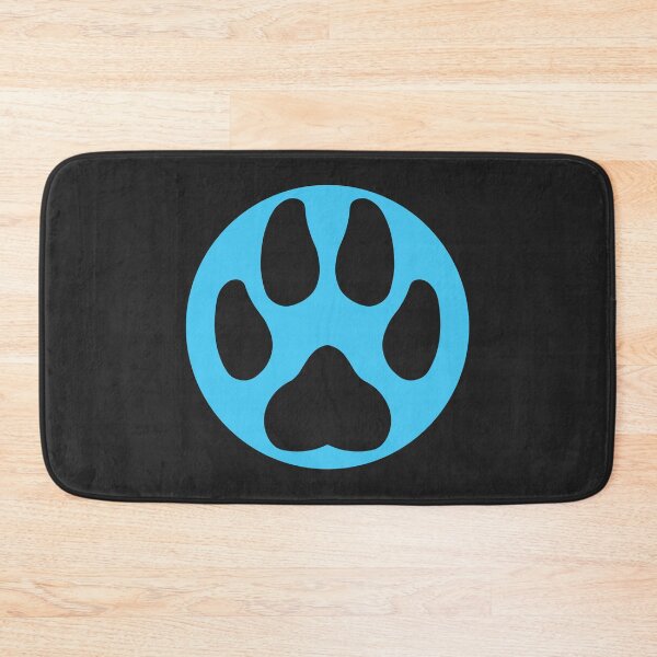 Item preview, Paw in a circle - Bright blue designed and sold by storm-fox-art.